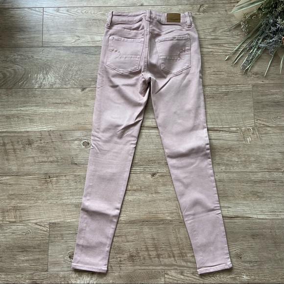 American Eagle Pink High Rise Jegging size 2 - Picture 3 of 8